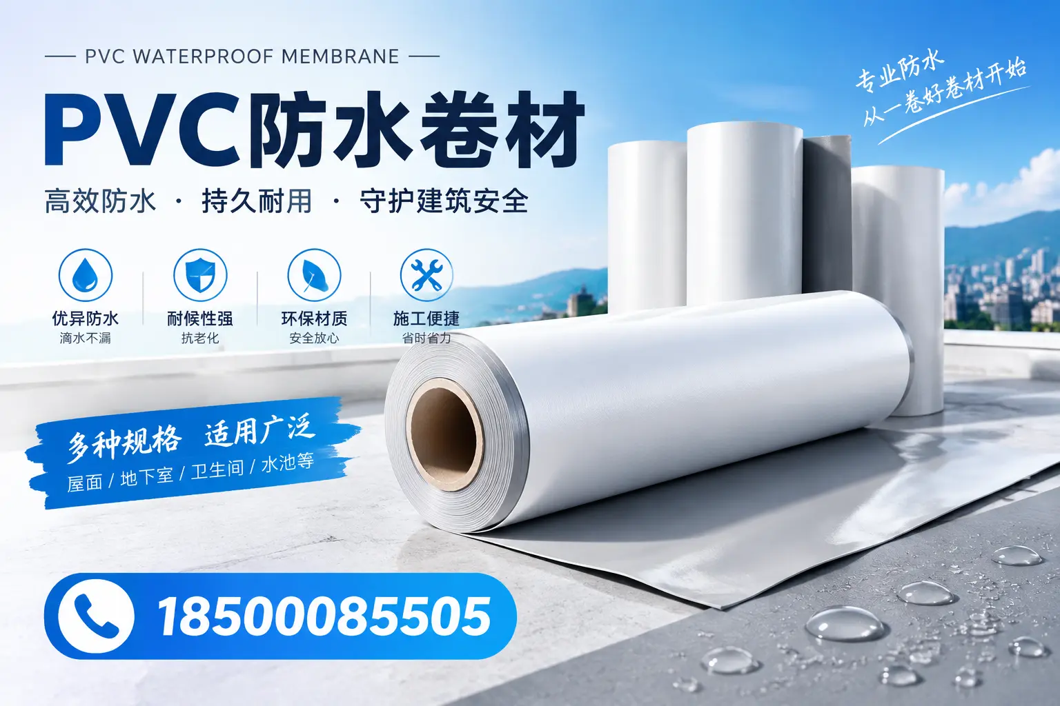 如何选择适合的PVC防水卷材?专家为您解答本溪的需求